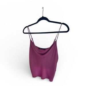 Y2K Zara Dusty Pink Silk Camisole Top